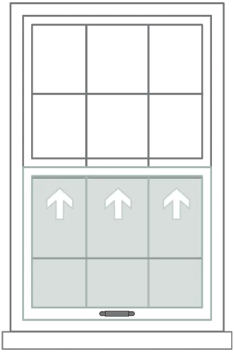 Lower Vertical Sliding Sash Units